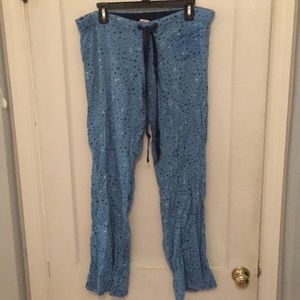 VS PINK flannel pj pants